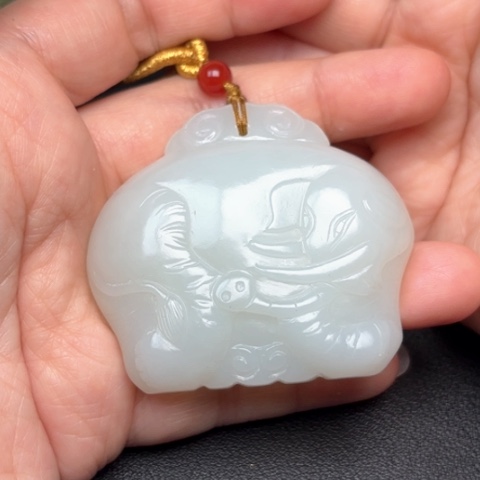 和田玉挂件未镶嵌J***?