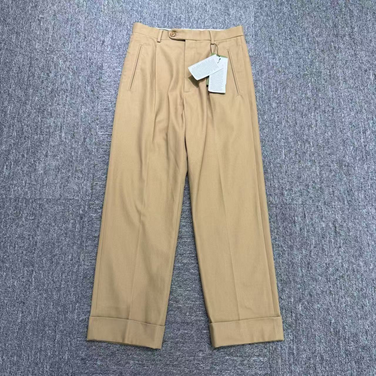 未使用 GUCCI/古驰 Gucci 字母刺绣休闲裤/44码/编码15337