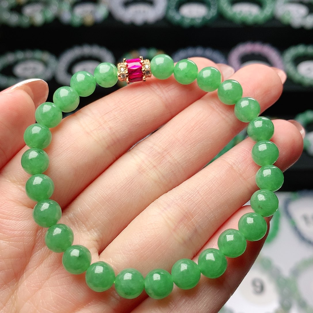 翡翠手链未镶嵌翡翠