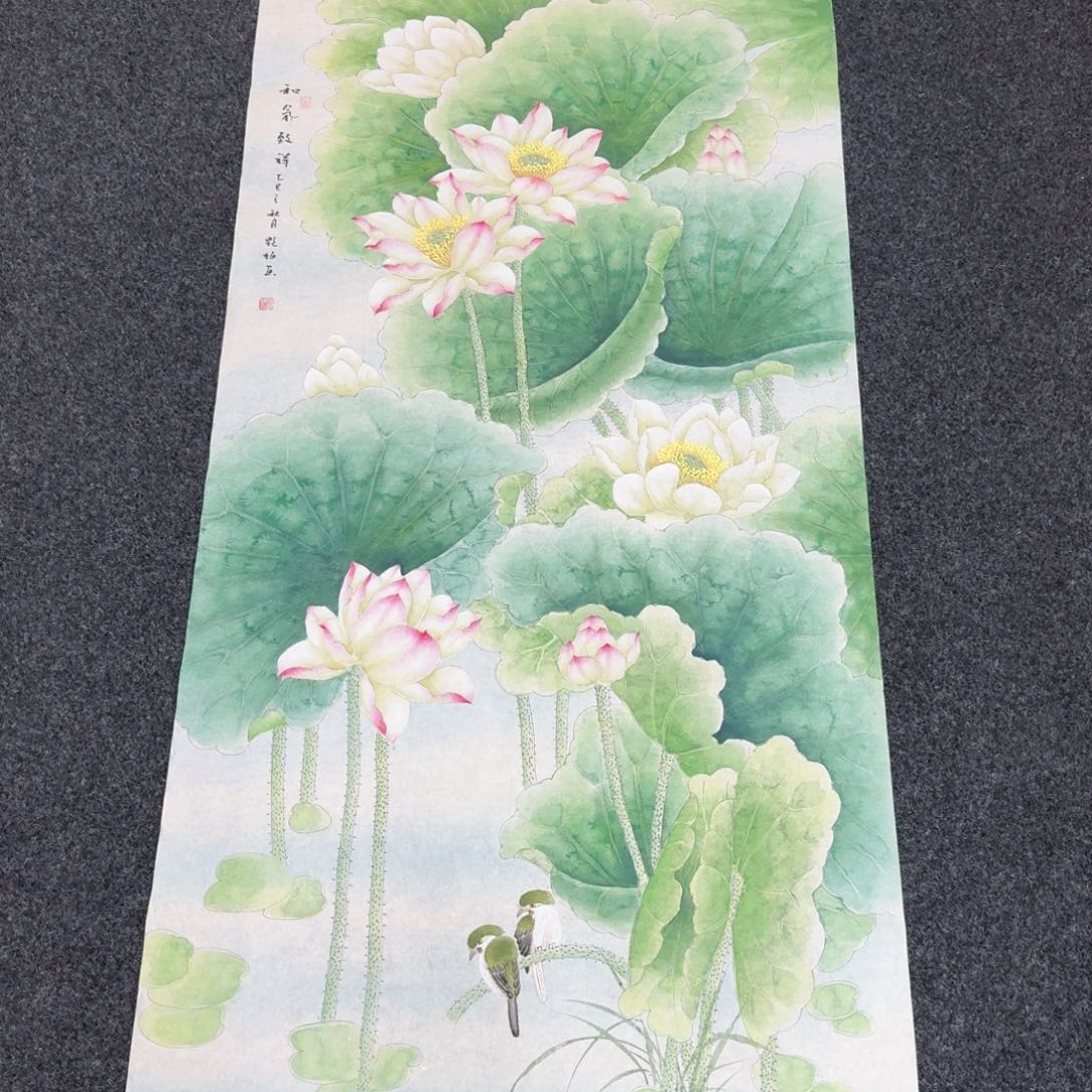 国画国画作品山水花鸟纯手绘