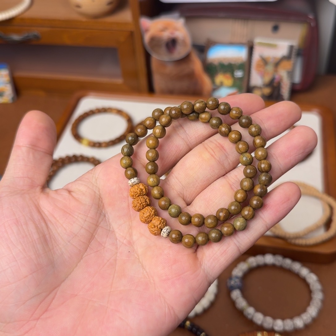 维腊木（绿檀）手串/手链