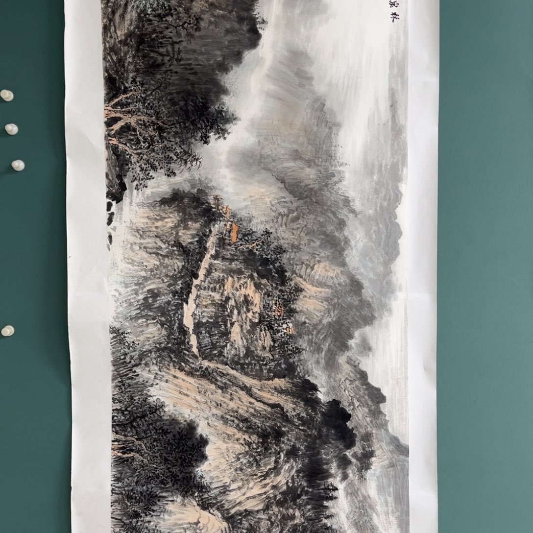 国画张宇老师手绘作品