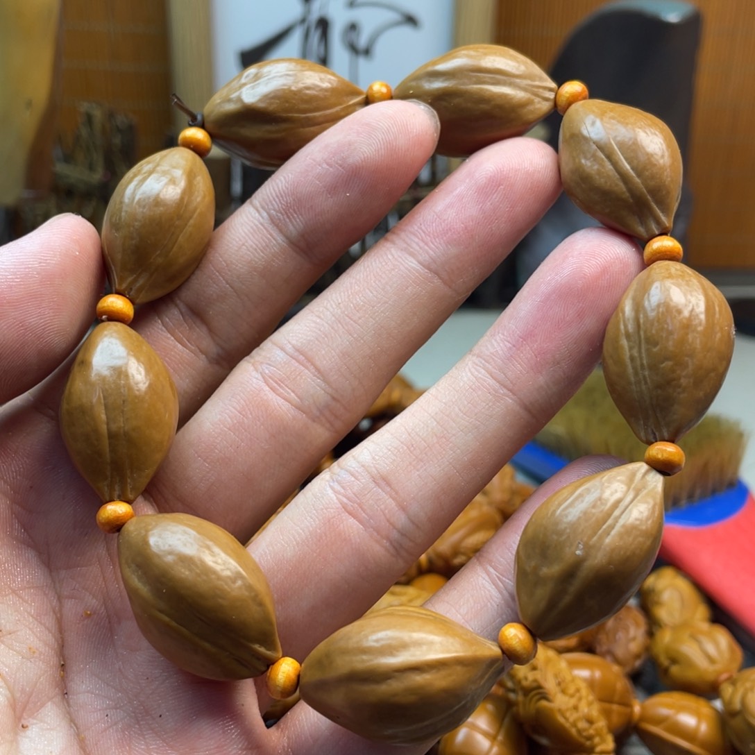 橄榄核手串/手链橄榄核雕工艺手串5119