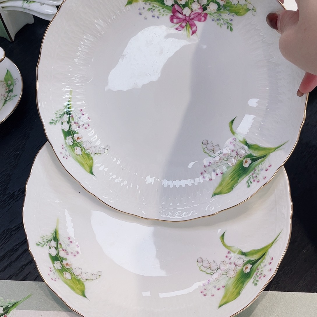 骨瓷8寸汤盘：/////