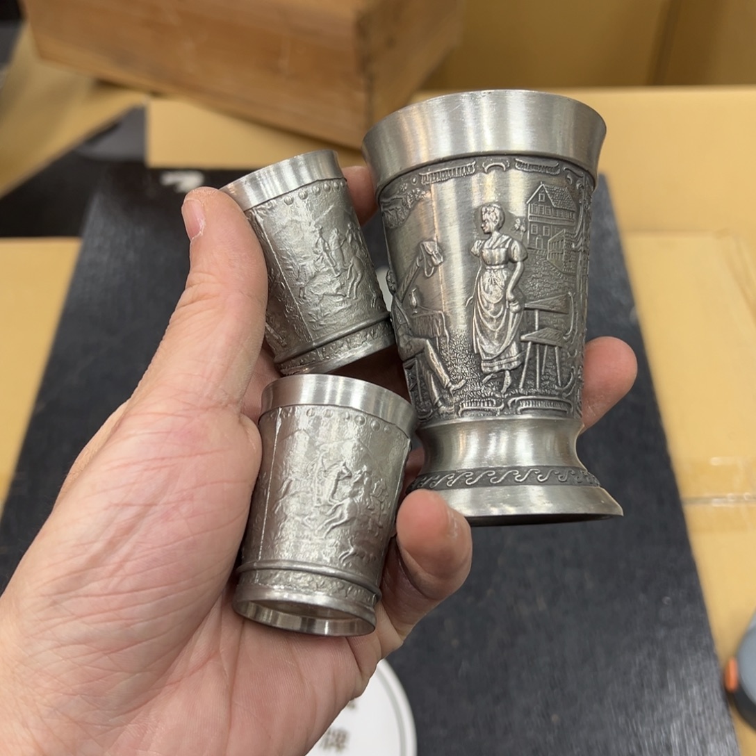 锡中古工艺品摆件