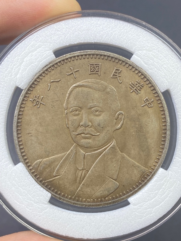 【孙像地球币】现代工艺品银元 原图发货