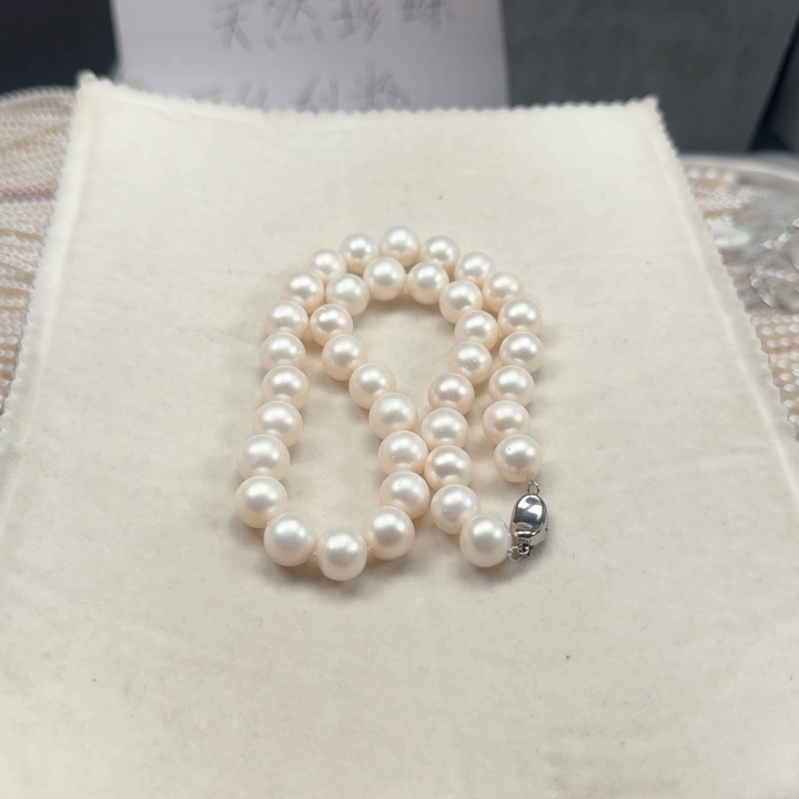 淡水珍珠定制项链带扣头未镶嵌