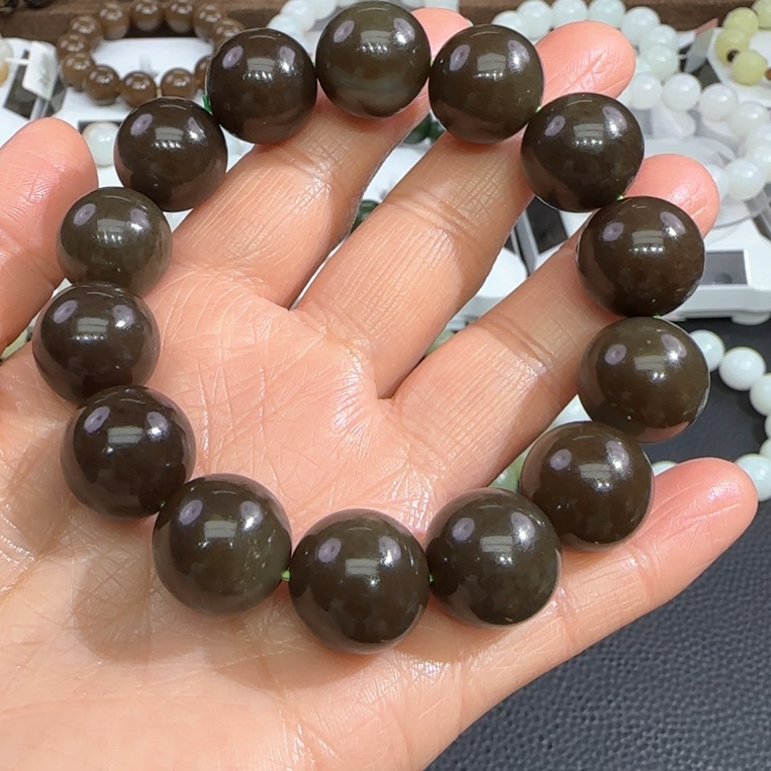 和田玉手链未镶嵌丁*相