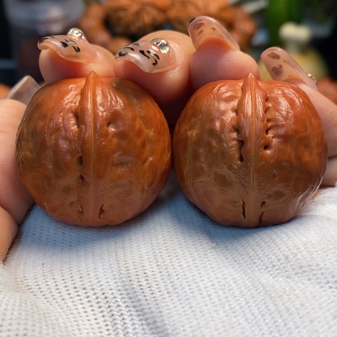 把件文玩核桃龙胆元宝