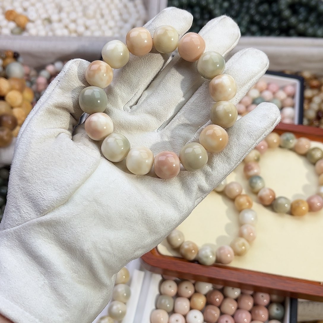 菩提根/象牙果手串维*斯卡16仙女布丁手串