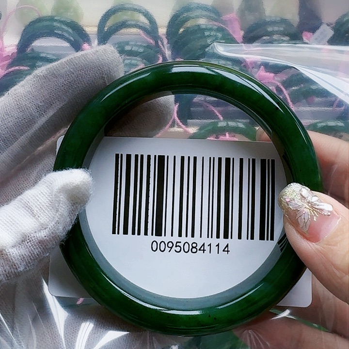 和田玉（碧玉）手镯未镶嵌62