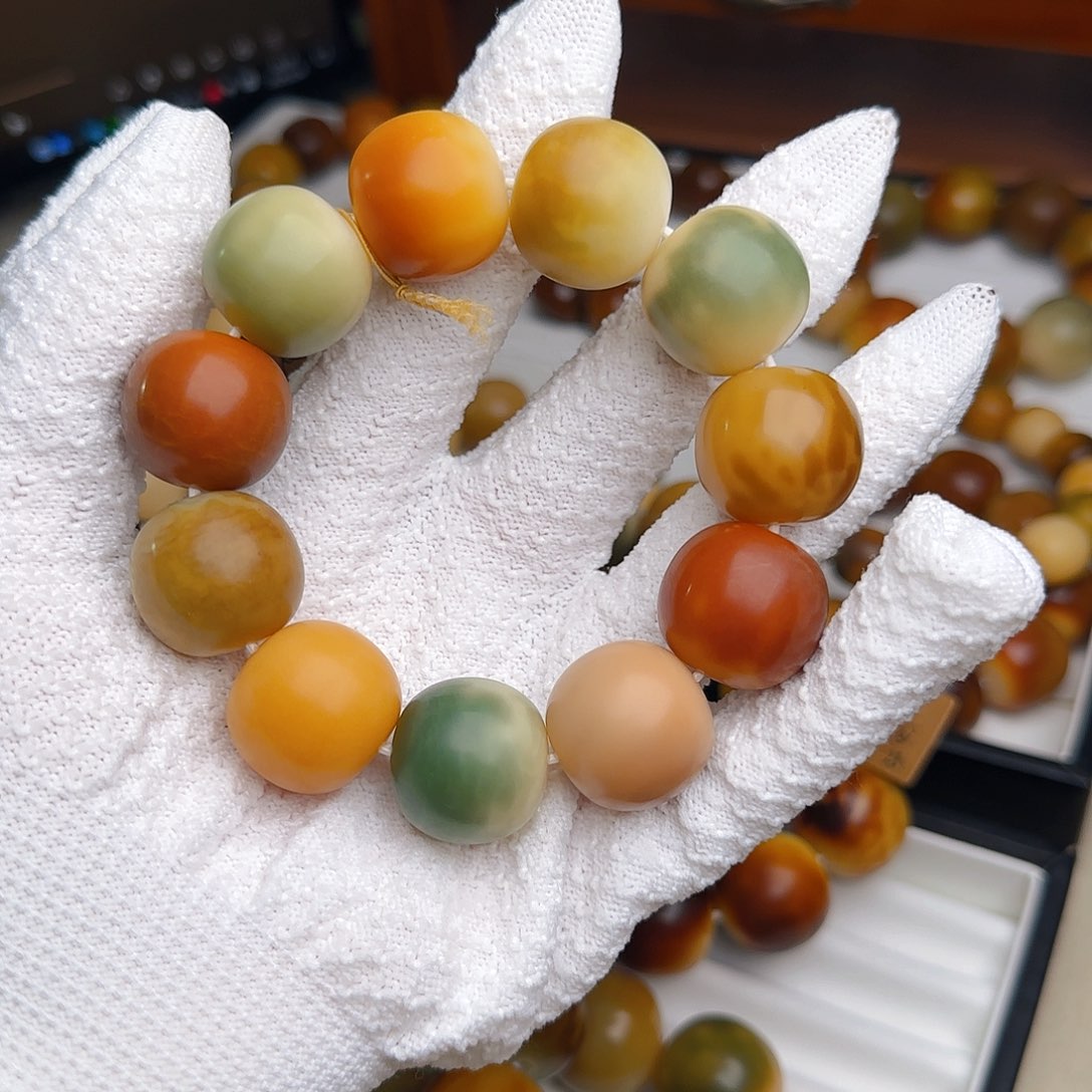 菩提根/象牙果手串卡22干磨苹果微瑕不退