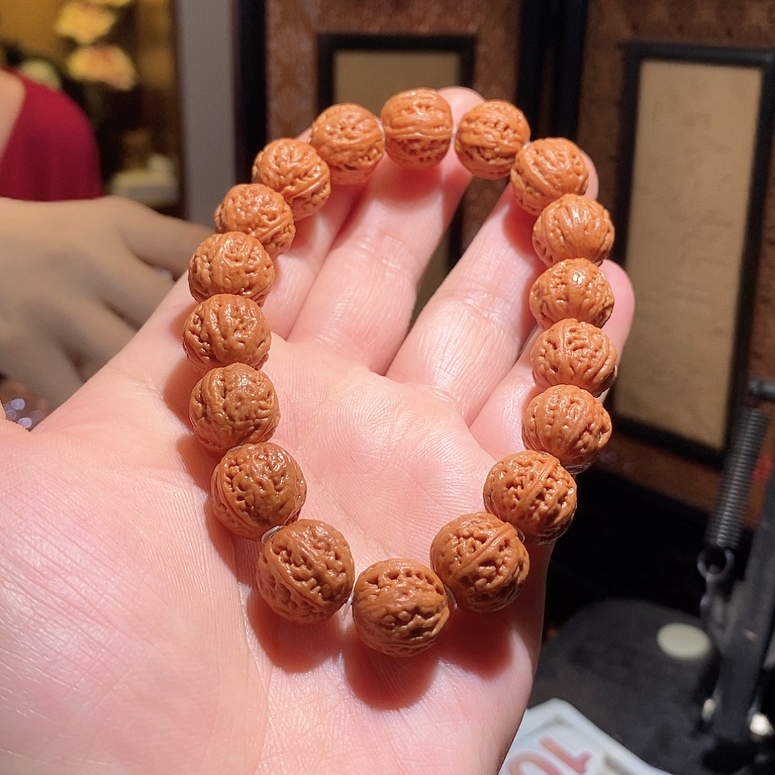 文玩核桃把件C****n1.4京八棱手串