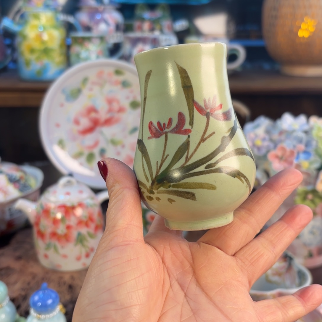 景德镇手绘高温釉下彩陶瓷茶具