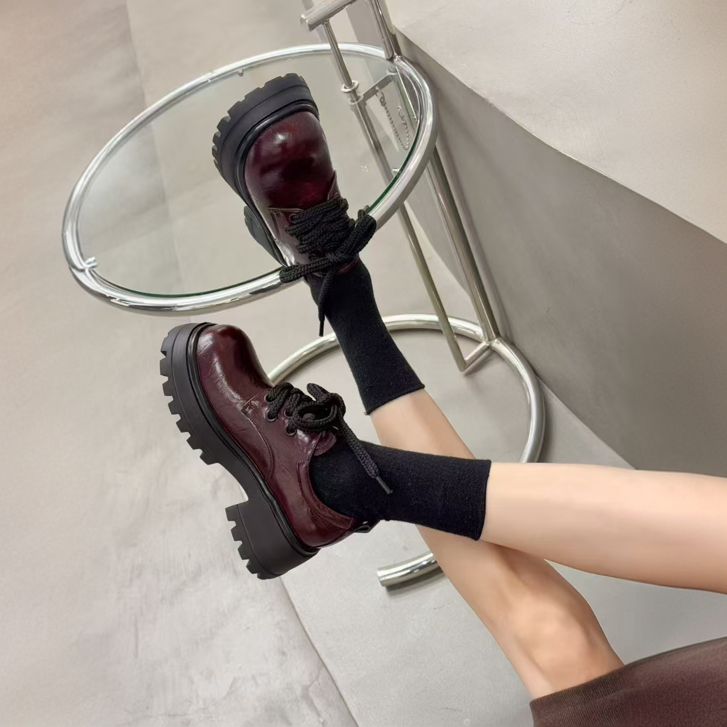 女款时尚乐福鞋25006-2