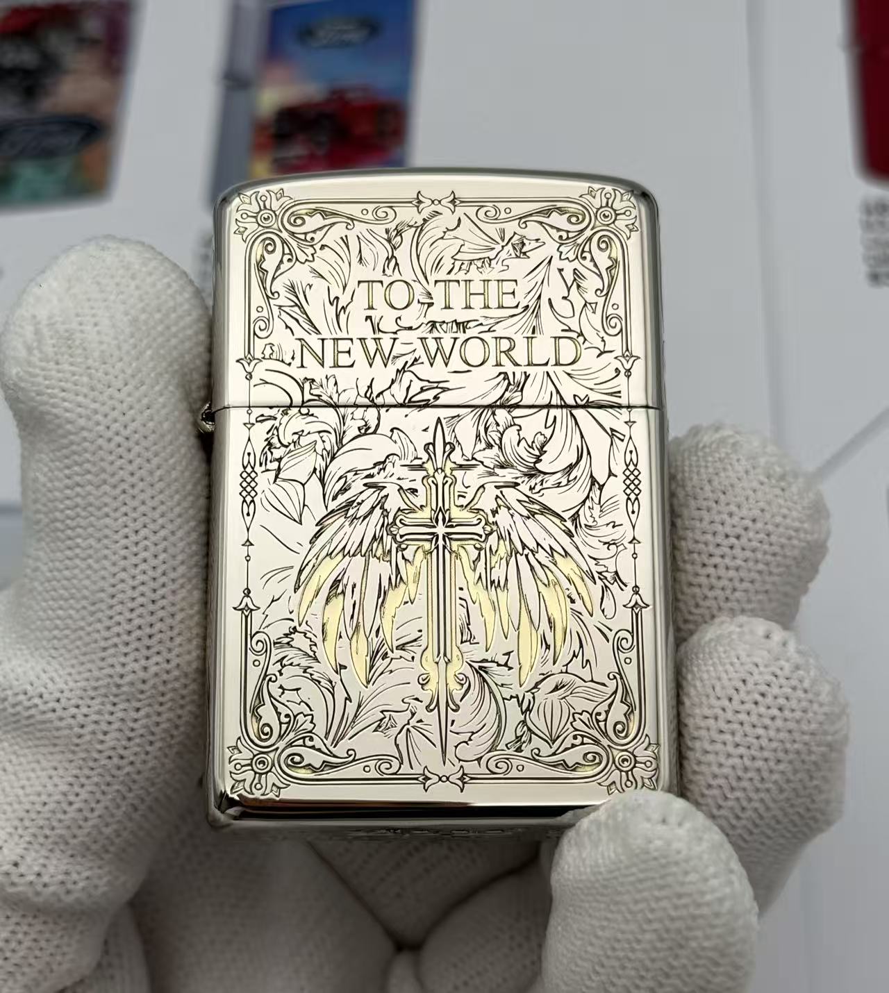 金冰唐草圣经防风打火机