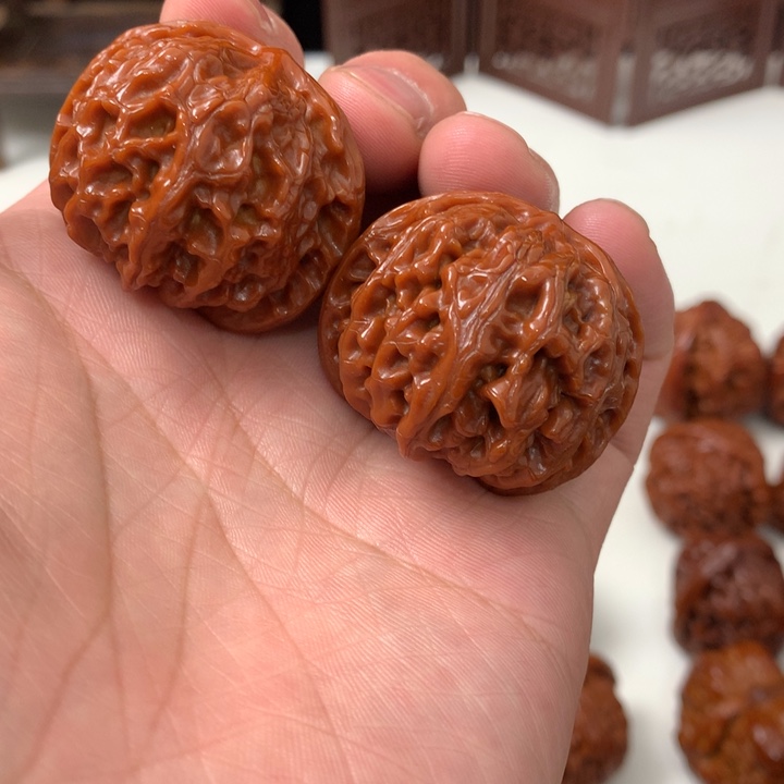 文玩核桃把件苹果20.38