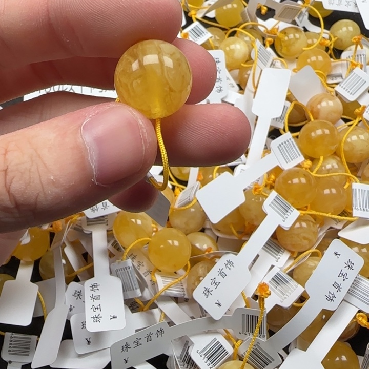 蜜蜡未镶嵌珠宝奇石天然275