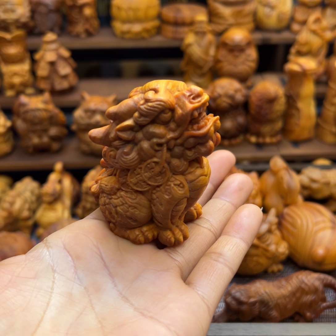 柏木（崖柏）大*陈化料手把件