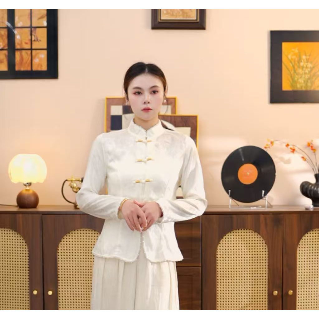 牡丹-新中式国风衬衫