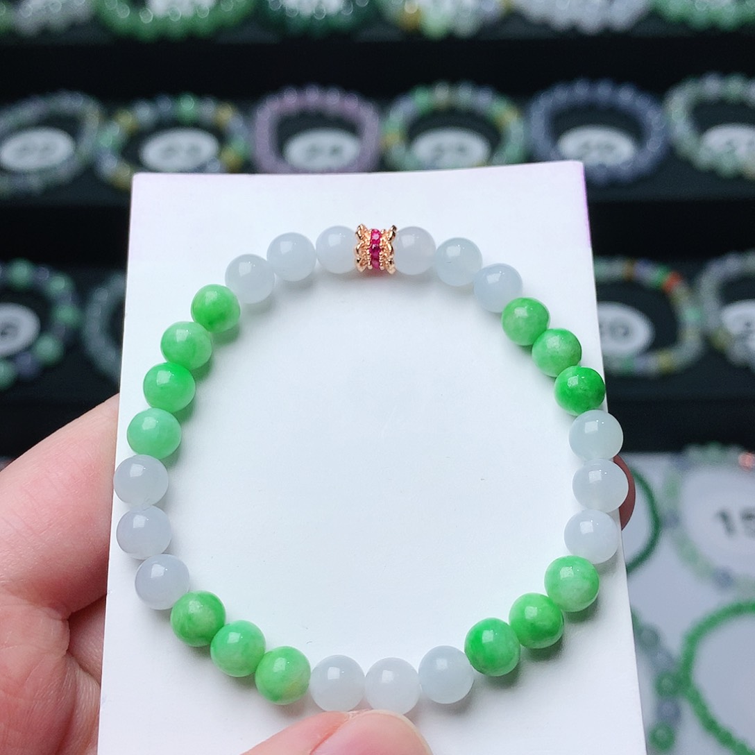 翡翠手链未镶嵌翡翠