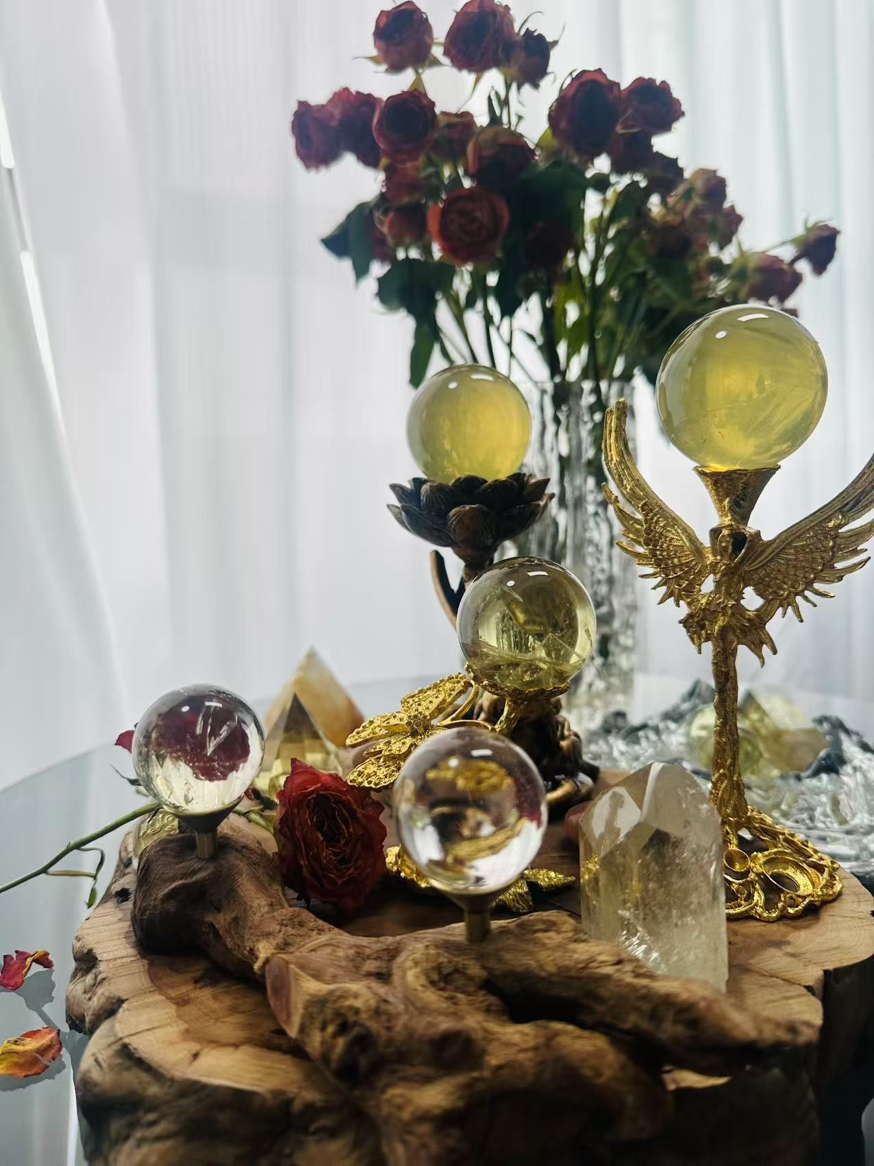 天然水晶摆件主播间专拍链接