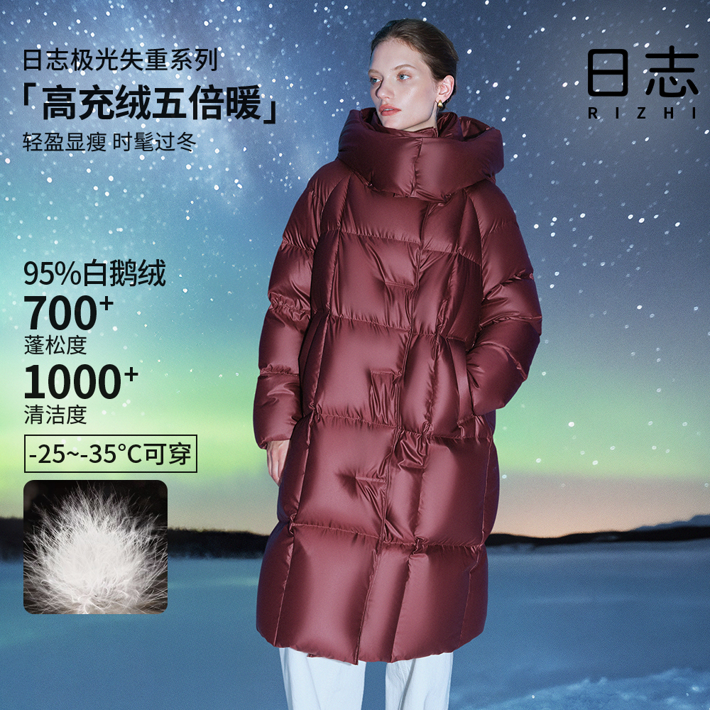 日志【网】【极光失重】95波兰鹅绒服6格连帽磁吸DDS4Y022