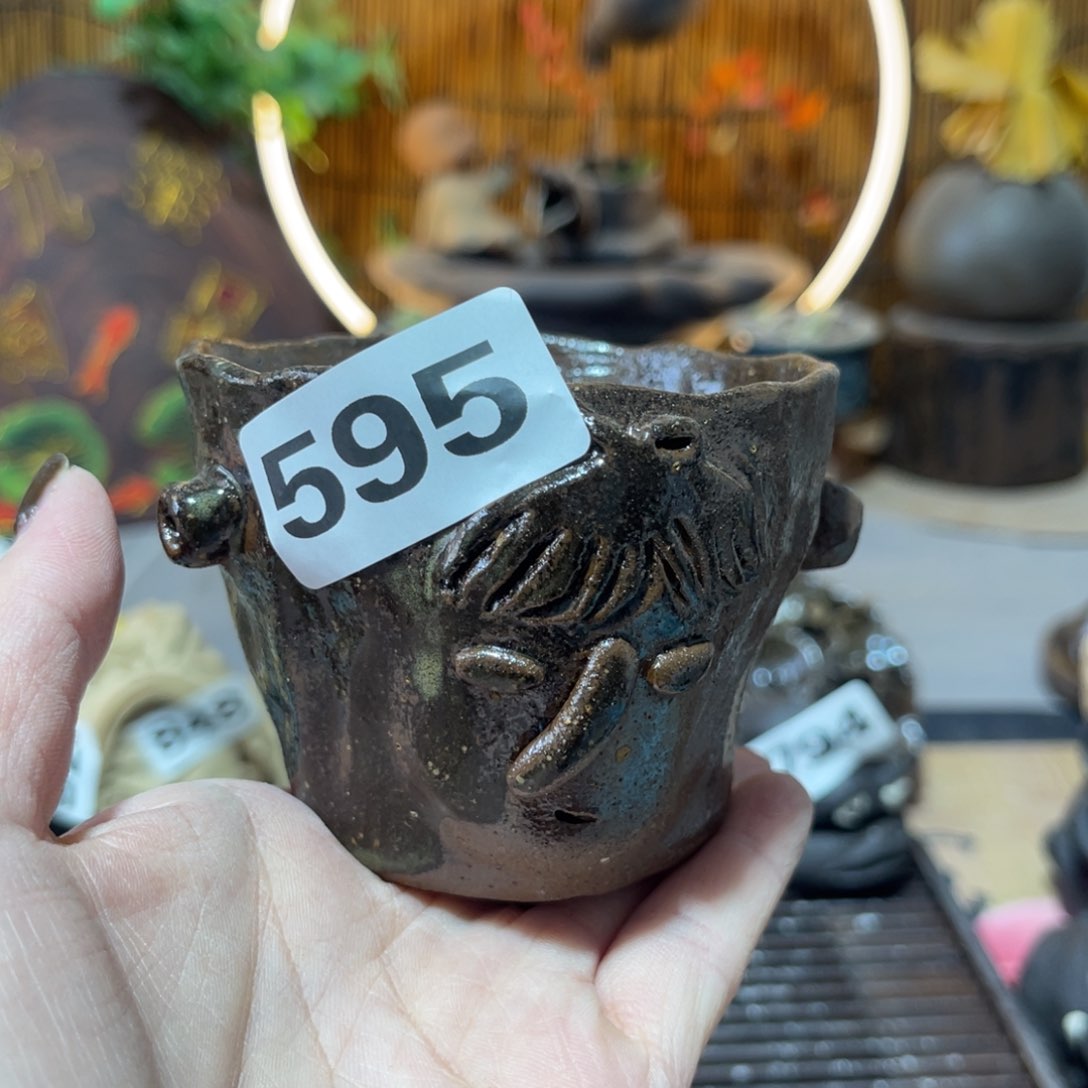 木村信鸿柴烧宝瓶