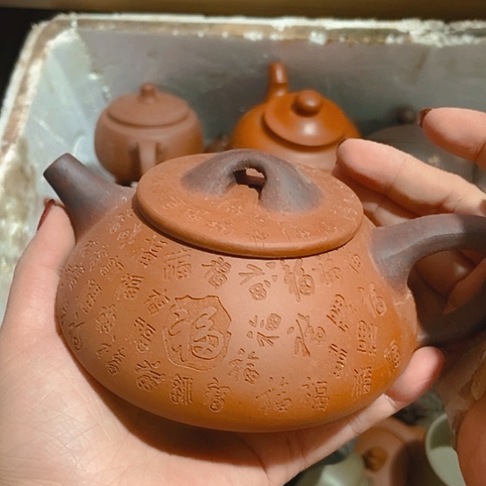 全手工，半手工制作宜兴紫砂壶