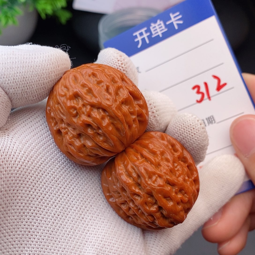文玩核桃把件35铁锤312