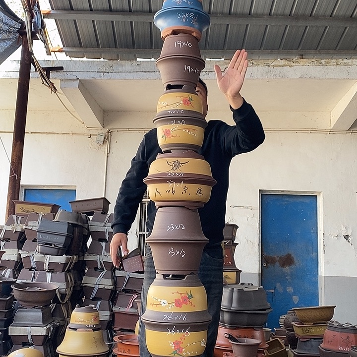 紫砂花盆宜兴紫砂