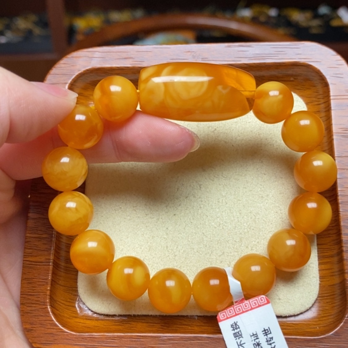 【闪购商品】蜜蜡手链未镶嵌手串