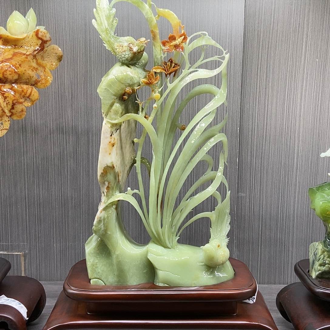 【闪购商品】蛇纹石玉（覆膜）珠宝奇石未镶嵌