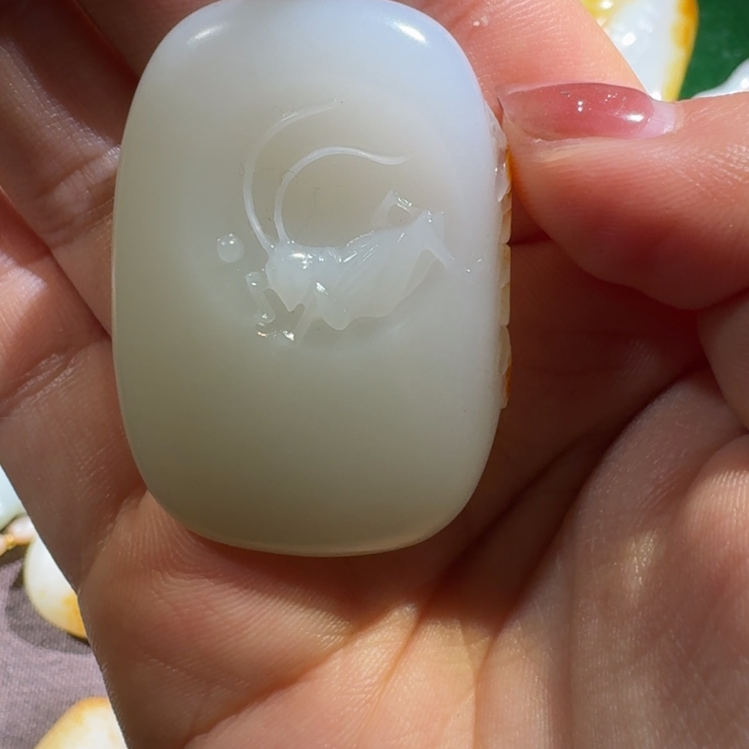 和田玉挂件未镶嵌小**丑