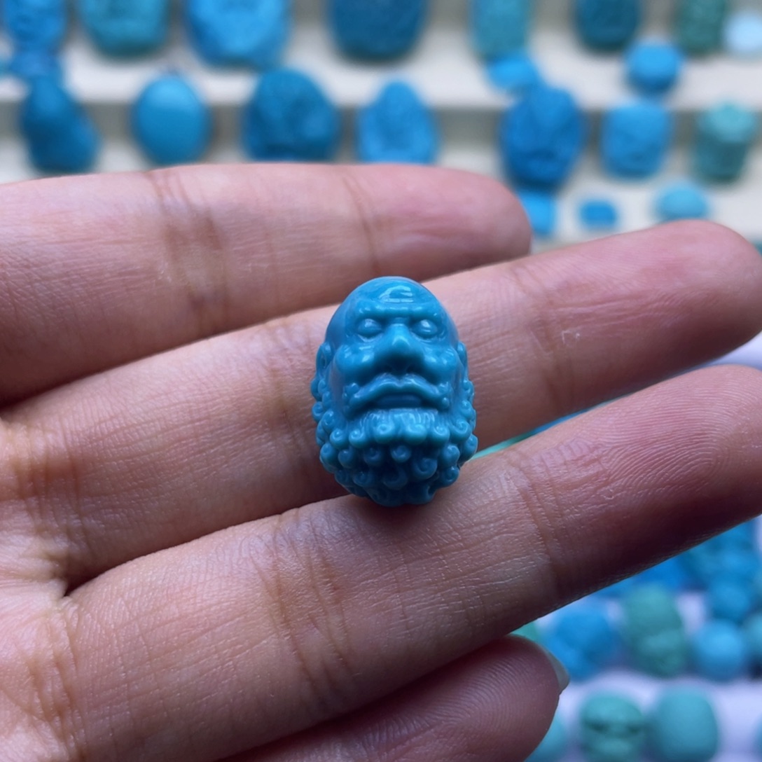 未镶嵌绿松石珠宝奇石