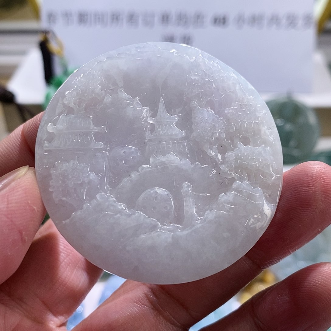 【闪购商品】翡翠颈饰未镶嵌1111111111