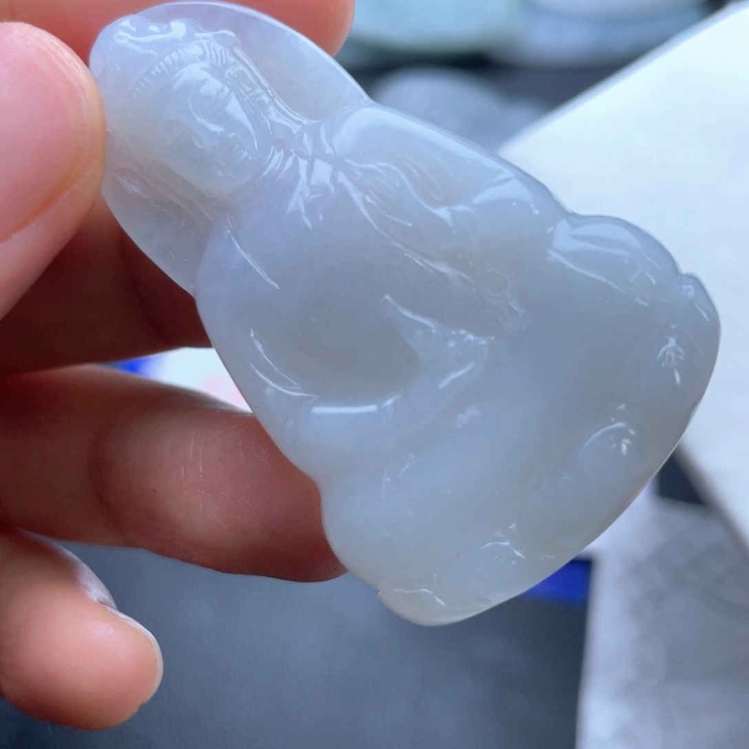 定制翡翠未镶嵌翡翠吊坠