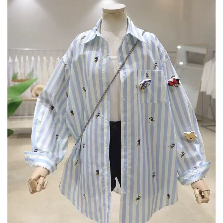 兮兮简约百搭显瘦衬衣外穿宽松设计感衬衫休闲开衫