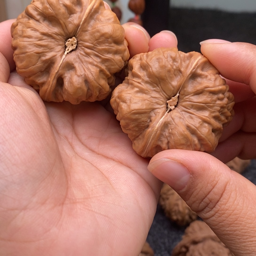 文玩核桃把件43蛤蟆头