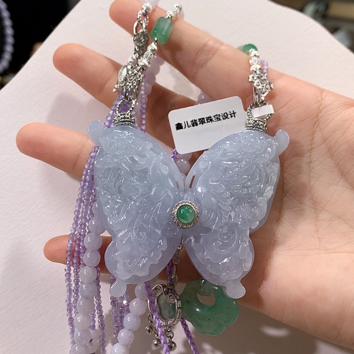 翡翠未镶嵌颈饰翡翠吊坠