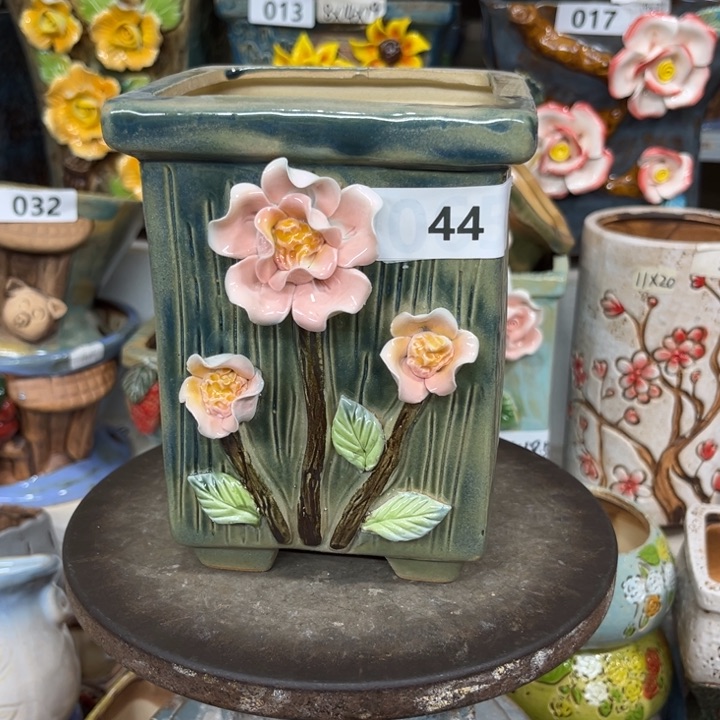 紫砂花盆粗陶材质多肉花盆