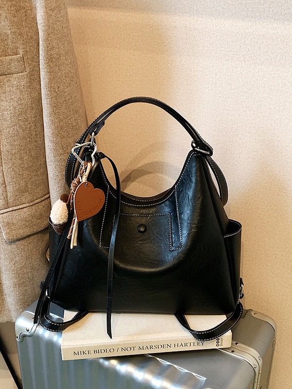 韩版简约洋气托特包包女2025秋冬新款高级感大容量多用单肩双肩包