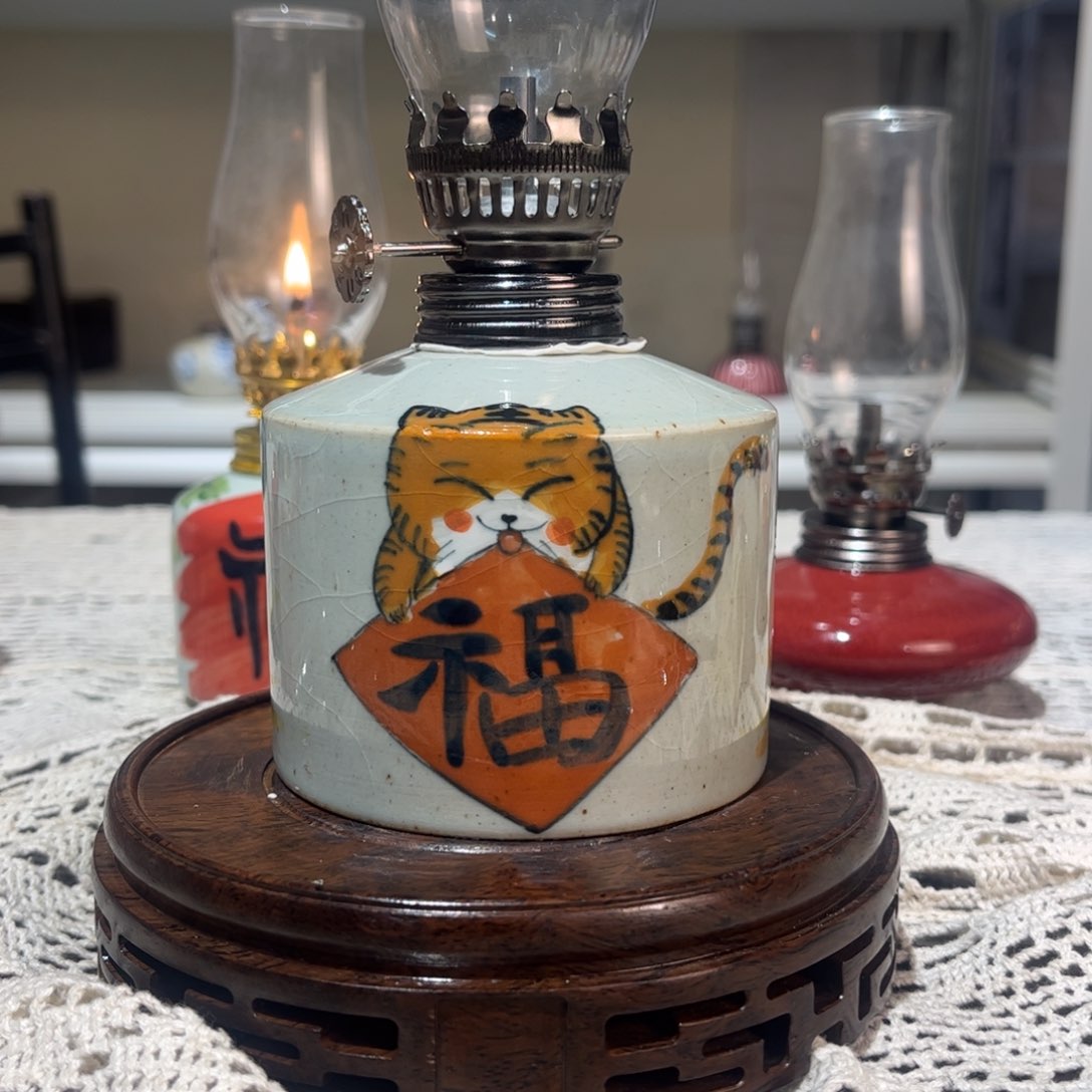 摆件景德镇陶瓷香薰灯