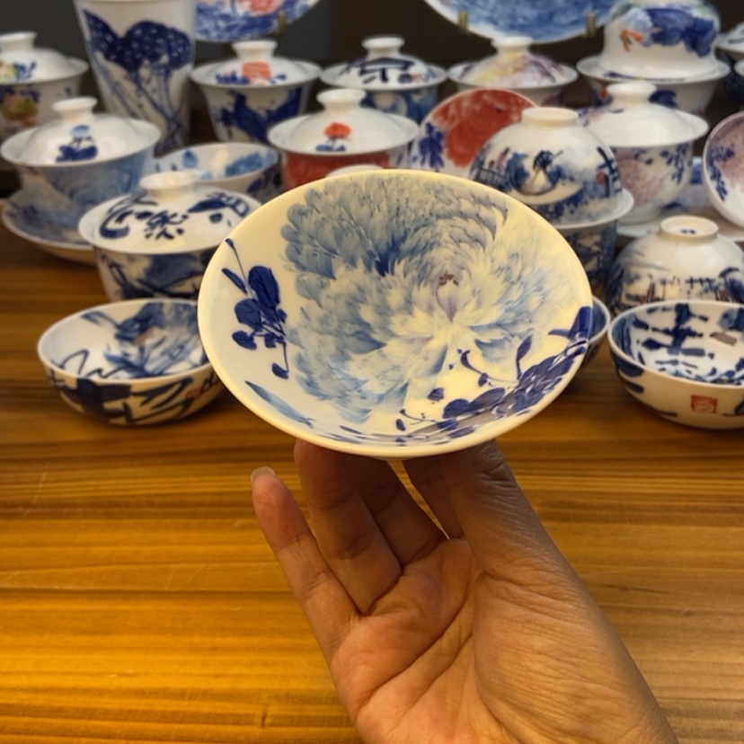 【闪购商品】瓷片景德镇手绘茶具