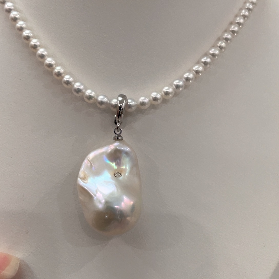 淡水珍珠未镶嵌耳坠