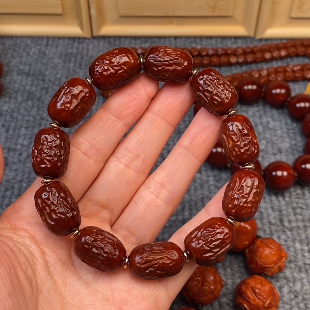 阳***@手串/手链橄榄核枣