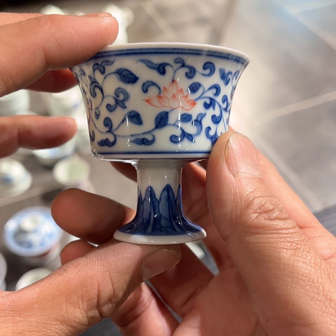 杯青花瓷器青花瓷器