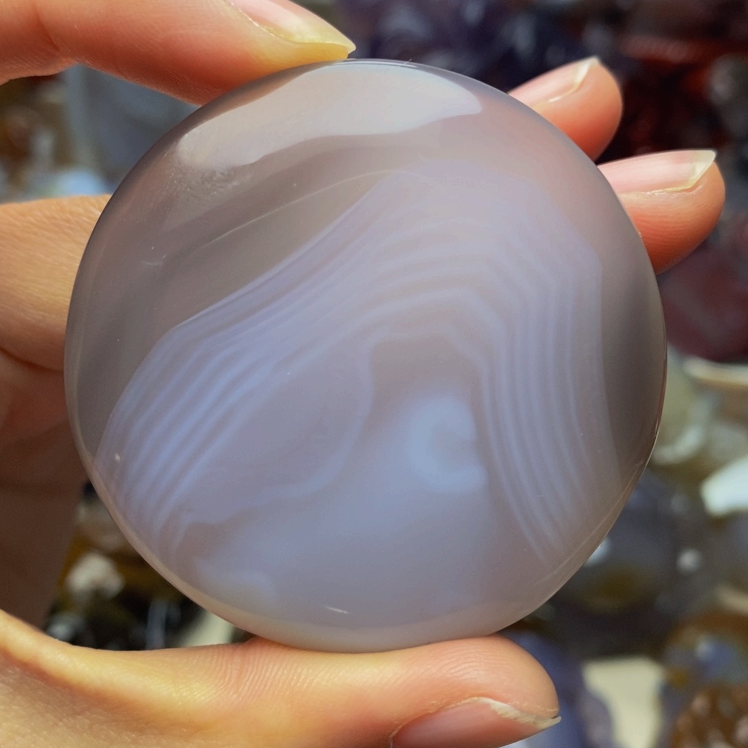 玛瑙/玉髓手把件未镶嵌