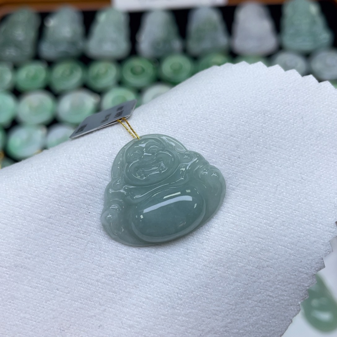 颈饰未镶嵌翡翠佛公