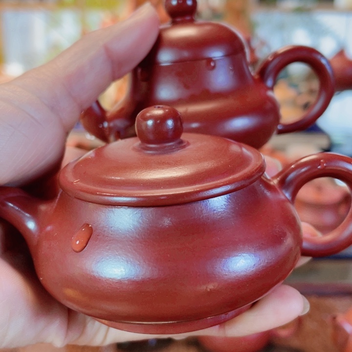紫砂茶壶佚*潮州手工手拉壶